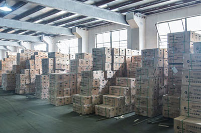 Finished product warehouse